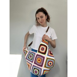 Vintage Style Granny Squares Bag