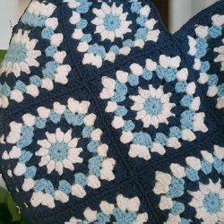 Evil Eye Pattern Handwoven Bag